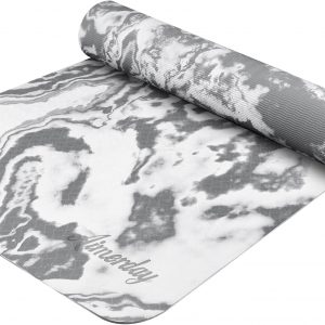 AIMERDAY Non Slip Yoga Mat Eco Friendly TPE Exercise Mat Premium Print 1\/4 Inch Thick High Density Lightweight Pilates Mat with Carrying Strap for Floor Workout, Fitness & Hot Yoga 72" x 24"