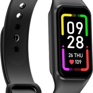 Blackview Fitness Tracker with 24\/7Heart Rate Blood Oxygen Monitor Sleep Tracking Step Calorie Counter Pedometer IP68 Waterproof for Android Phones iPhones Women Men Kids