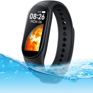 Fitness Tracker Waterproof Smart Watch, Blood Pressure, Pedometer For Walking, Heart Rate Monitor, Sleep & Calorie Step Tracker, Activity Step Counter, Running, Sport Workout For Ios & Android Phones