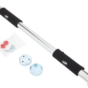 JFIT Deluxe Pull-Up, Chin-Up, and Heavy Duty Bars with Padded Grips - Doorway or Wall Mount Assembly Options Available