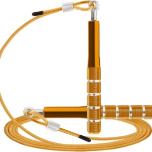 Jump Rope, Wastou Speed Jumping Rope for Training Fitness Exercise, Adjustable Adults Workout Skipping Rope for Men, Women, Kids, Girls
