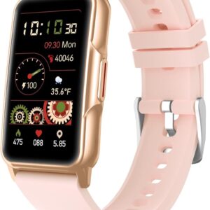 Smart Watch Fitness Tracker with Heart Rate Blood Oxygen Blood Pressure Sleep Monitor 100 Sports Modes Step Calorie Counter Activity Health Trackers IP68 Waterproof for Android Phones iPhone Women Men